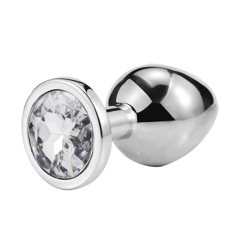 Honey bb LEEHO Metal Mini Anal Plug Butt Crystal Jewelry Anal Sex Toy