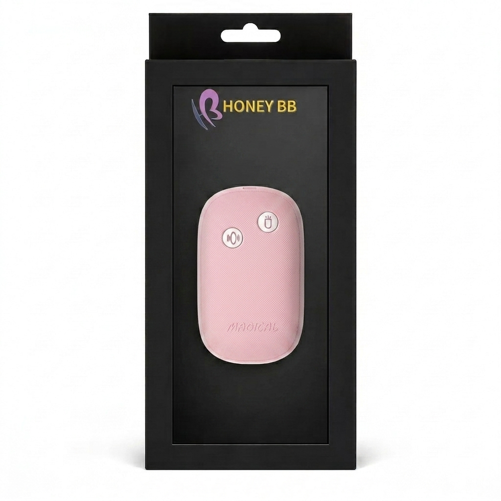 Honey BB 2 in 1 Cute Magic Box Vibrating Egg Female Tongue Licking Clitoris Stimulating Vibrator Sex Toy for Women