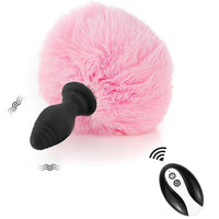 Honey bb Adult Products Can Be Replaced with fox Tail Hair Ball Silicone Vibrating Anal Plug Anal Sphincter Anal Sphincter
