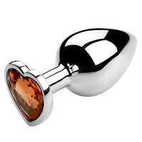 Honey bb Factory Anal Toy Metal Plus Anal Masturbation Simulation Heart Shape Aluminium Alloy Anal Plug Heart Plug