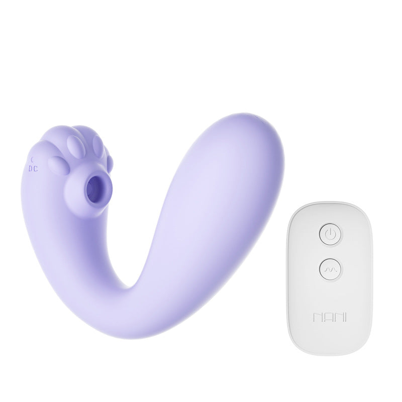 Honey BB Premium Cat-Themed Silicone Vibrator With Dual Stimulation USB Charging