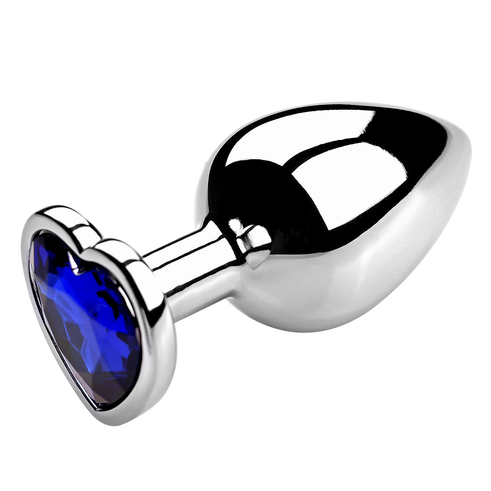 Honey bb Factory Anal Toy Metal Plus Anal Masturbation Simulation Heart Shape Aluminium Alloy Anal Plug Heart Plug