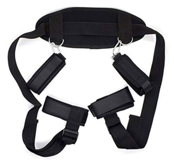 Honey bb Adjustable Straps Nylon Handcuffs Wrist Ankle Cuffs Arm Leg BDSM Restraint Bondaged Kit