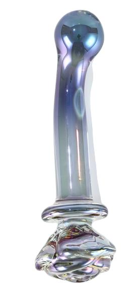 Honey bb Hot Sale Rose Flower Glass Anal Plug Big Dildo Butt Plug Adult Toys for Women Masturbation