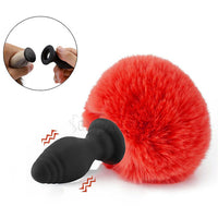 Honey bb Adult Products Can Be Replaced with fox Tail Hair Ball Silicone Vibrating Anal Plug Anal Sphincter Anal Sphincter