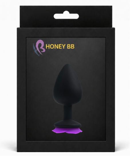 Honey bb Sex Toy Anal Plug Support Lubricant and Condom with Ass Plug Silicon