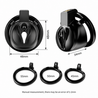 Dragon Chastity Lock & 3 Locking Rings & Key