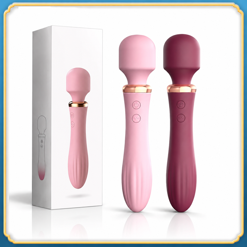 Honey BB Love Stick Generation 1 Female AV Vibrator Rechargeable Heating Inverter Dual-Head Vibrating Massager Masturbator