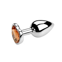 Honey bb Factory Anal Toy Metal Plus Anal Masturbation Simulation Heart Shape Aluminium Alloy Anal Plug Heart Plug