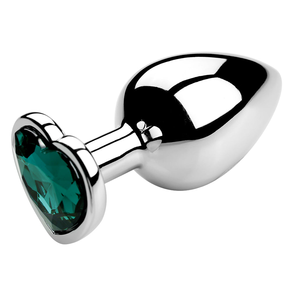 Honey bb Factory Anal Toy Metal Plus Anal Masturbation Simulation Heart Shape Aluminium Alloy Anal Plug Heart Plug