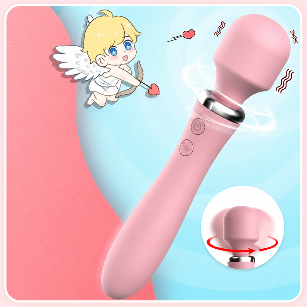 Honey BB Love Stick Generation 1 Female AV Vibrator Rechargeable Heating Inverter Dual-Head Vibrating Massager Masturbator