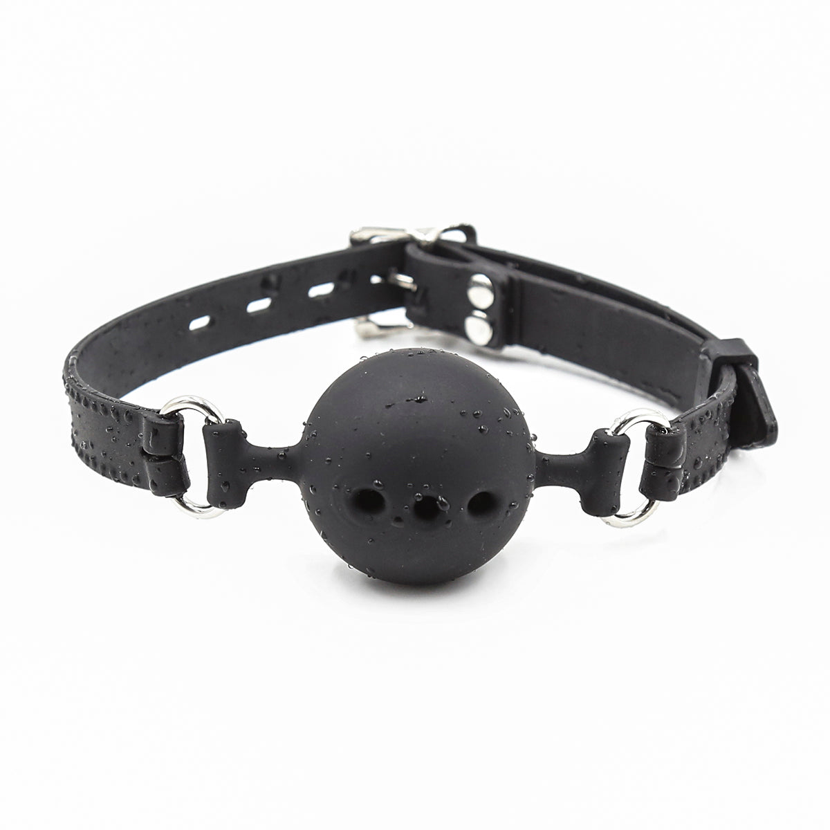 Honey bb Silicone BDSM Ball Gag Sex Toy with Leather Strap