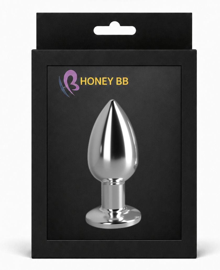 Honey bb Rechargeable 10-Vibration-Mode Anal Vibrator with Remote Control Waterproof Butt Plug Anal Sex Toys