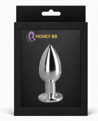 Honey bb Rechargeable 10-Vibration-Mode Anal Vibrator with Remote Control Waterproof Butt Plug Anal Sex Toys