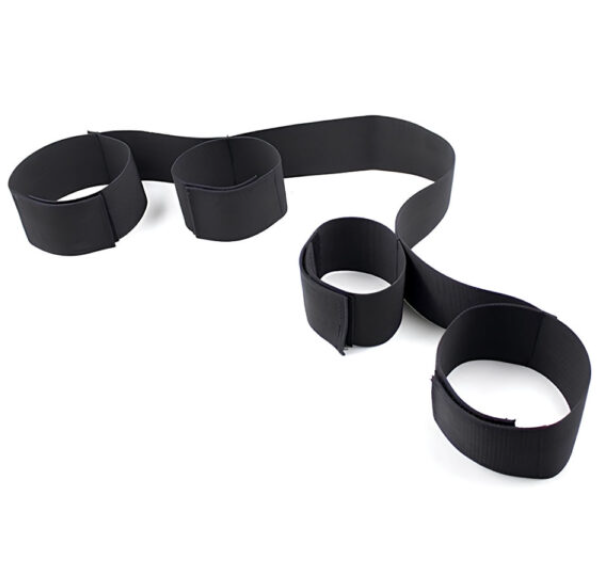 Honey bb Adjustable Restraints Nylon Straps Fetish Female Bondage Couple Sex Handcuff Ankle Bondage