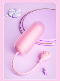 Hiney BB Pink APP Mobile Remote Wearing Jumping Egg Double Head Vibration Waterproof USB Rechargeable Multi-Speed Adult Sex Products