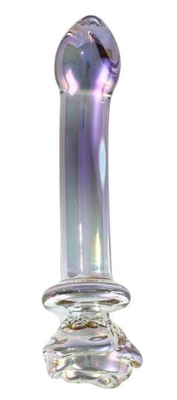 Honey bb Hot Sale Rose Flower Glass Anal Plug Big Dildo Butt Plug Adult Toys for Women Masturbation
