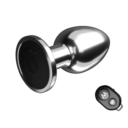 Honey bb Rechargeable 10-Vibration-Mode Anal Vibrator with Remote Control Waterproof Butt Plug Anal Sex Toys