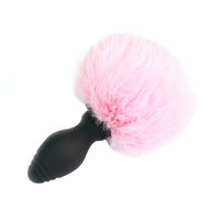 Honey bb 10 Frequency Remote Control Electro Anal Plug Wireless Silicone Furry Bunny Tail Anal Plug Vibrator Sex Toy