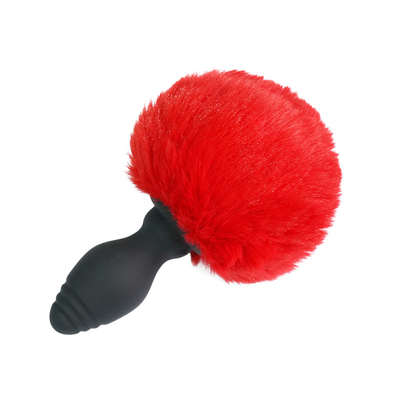 Honey bb 10 Frequency Remote Control Electro Anal Plug Wireless Silicone Furry Bunny Tail Anal Plug Vibrator Sex Toy
