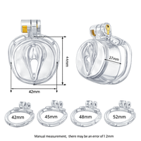 Dragon Chastity Lock & 3 Locking Rings & Key