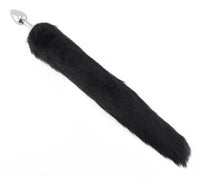 Honey bb Female Fox Tail Stainless Steel Alloy Anal Plug Small Artificial Hair Waterproof Skin-friendly Anal Expansion Device