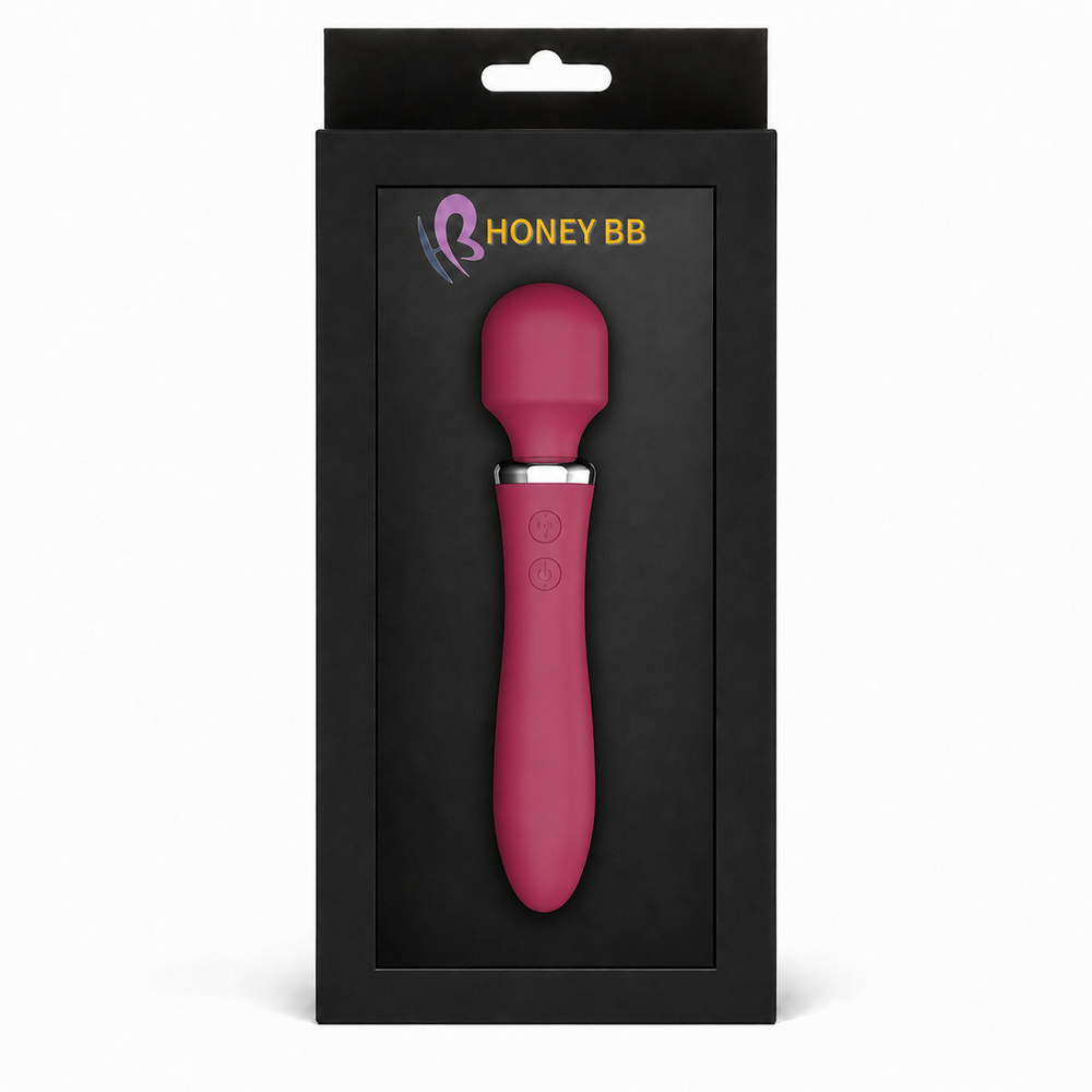 Honey BB Love Stick Generation 1 Female AV Vibrator Rechargeable Heating Inverter Dual-Head Vibrating Massager Masturbator