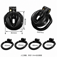 Dragon Chastity Lock & 3 Locking Rings & Key