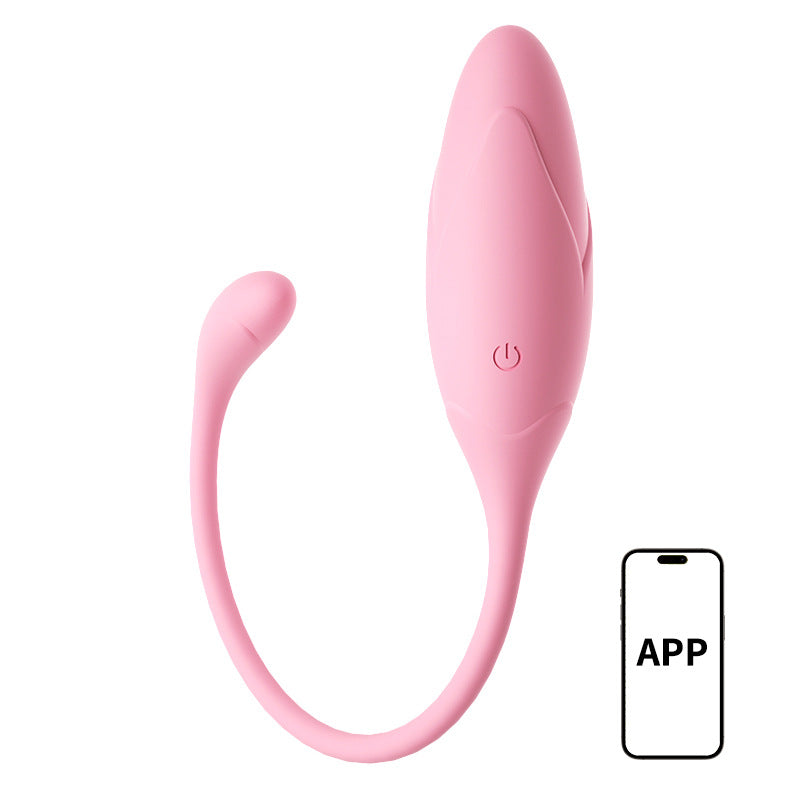 Honey BB Mini App Controlled Vibrating Egg - 9 Modes IPX7 Waterproof Liquid Silicone Bullet Vibrator USB Recharge Discreet Sex Toy