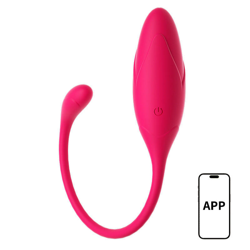 Honey BB Mini App Controlled Vibrating Egg - 9 Modes IPX7 Waterproof Liquid Silicone Bullet Vibrator USB Recharge Discreet Sex Toy