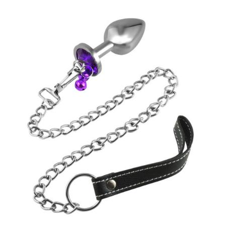 Honey bb MOGlovers Aluminium Alloy Fun Adult Product Bells Anal Plug With Long Leash Toys Metal Butt