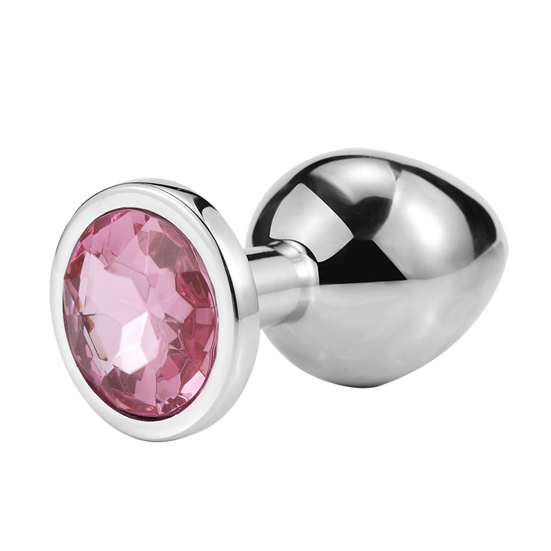 Honey bb LEEHO Metal Mini Anal Plug Butt Crystal Jewelry Anal Sex Toy
