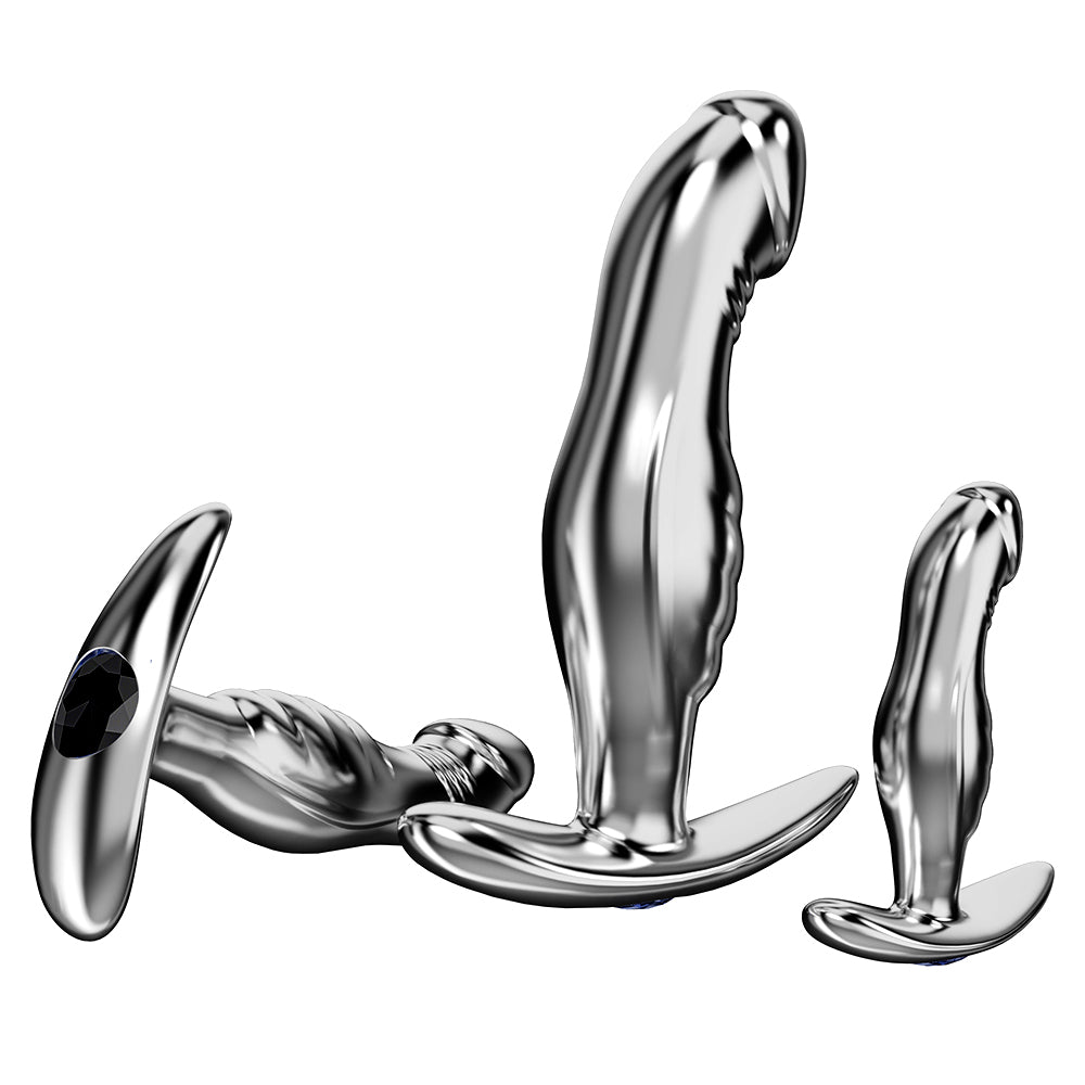 Honey bb Stainless Steel Anal Plug for Women & Men-Durable Easy to Clean Prostate Massage Butt Plug