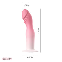 Honey BB Liquid Silicone Dildo Clitoral G-Spot Stimulation Suction Cup Soft Bendable
