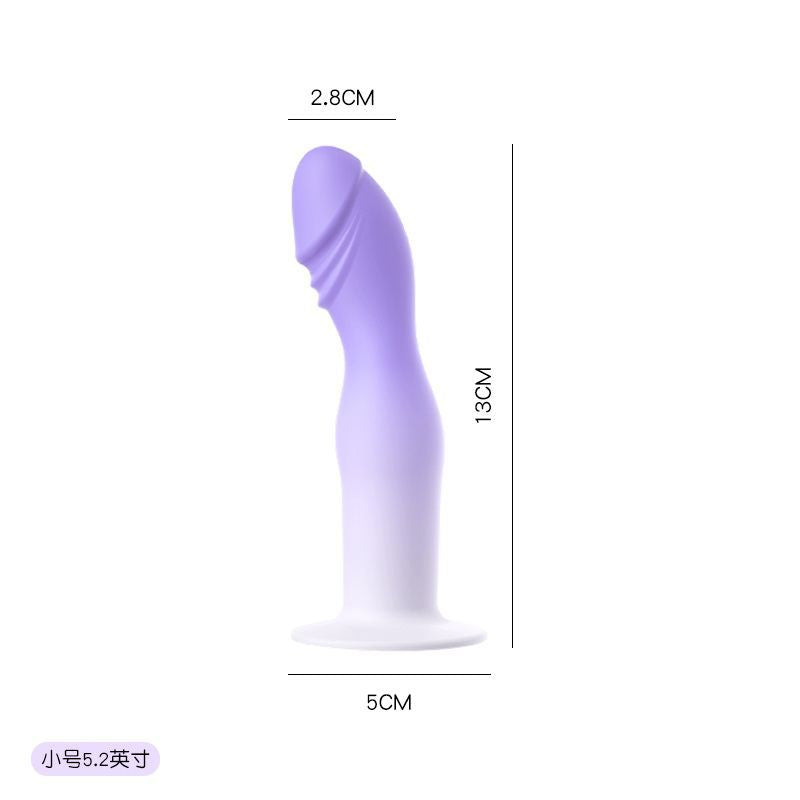 Honey BB Liquid Silicone Dildo Clitoral G-Spot Stimulation Suction Cup Soft Bendable