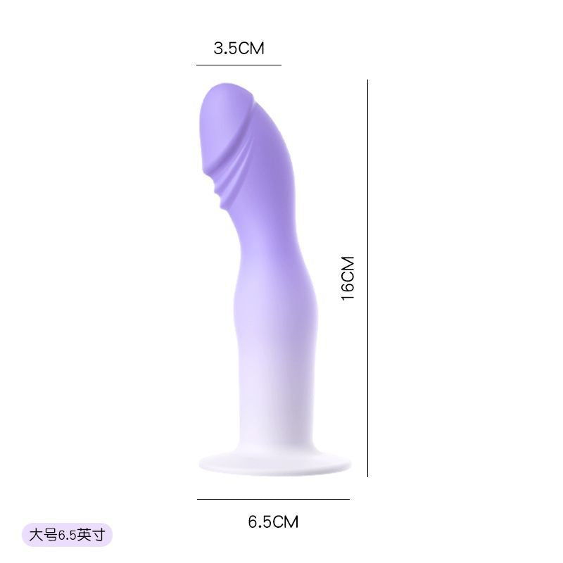 Honey BB Liquid Silicone Dildo Clitoral G-Spot Stimulation Suction Cup Soft Bendable