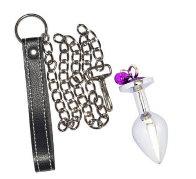 Honey bb MOGlovers Aluminium Alloy Fun Adult Product Bells Anal Plug With Long Leash Toys Metal Butt