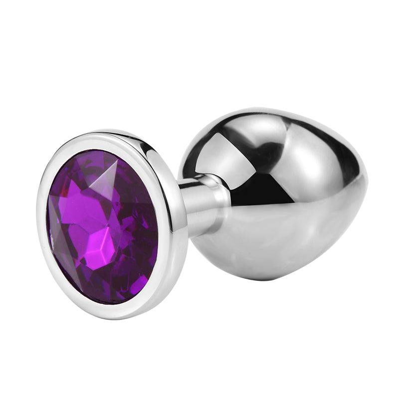 Honey bb LEEHO Metal Mini Anal Plug Butt Crystal Jewelry Anal Sex Toy