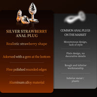 Honey bb S-HANDE Adult Stainless Metal with Jewel Anal Plug Set Dilator Women fox Tail Anal Plug Huge Butt Plug