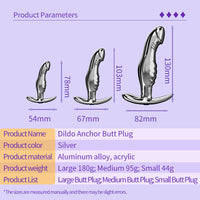 Honey bb Stainless Steel Anal Plug for Women & Men-Durable Easy to Clean Prostate Massage Butt Plug
