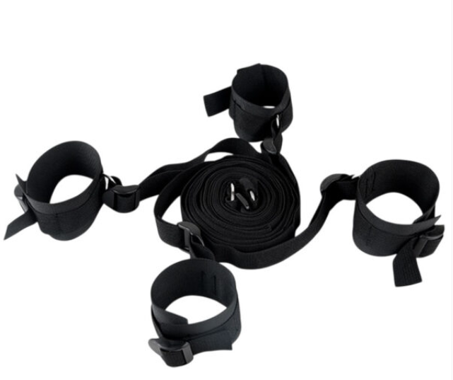Honey bb BDSM Bondage Under the Bed Restraints Blindfold