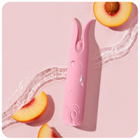 Happy Clamping Vibrator Portable Massager for Women, Small Toy, Masturbator, Adult Sex Toy