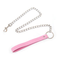 Honey bb Sexy Collar Leash SM Bondage Restraint Props Metal Chain Adult Products Accessories