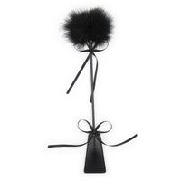 Honey bb BDSM Feather Tickler Wholesaler Faux Leather Crop and Tickler Soft Feather Whipped for Bondage BDSM Game Leather Whip