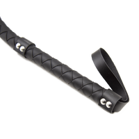 Honey bb Black Long Leather Exotic Whip Horse Whip Spanking Paddle BDSM Sex Toys