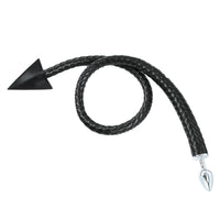 Honey bb Double Ended Triangle Devil Tail Anal Plug Adult Product Anal Whip Black Long Evil Butt Plug