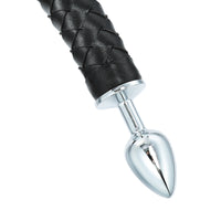 Honey bb Double Ended Triangle Devil Tail Anal Plug Adult Product Anal Whip Black Long Evil Butt Plug