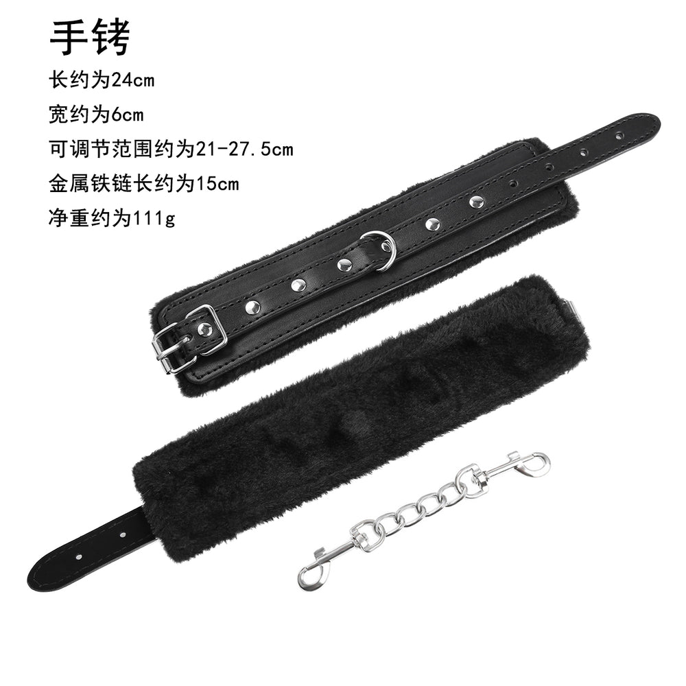 Honey bb Netphi Adjustable Adult BDSM Bondage Handcuffs PU Leather Ankle Bracelets
