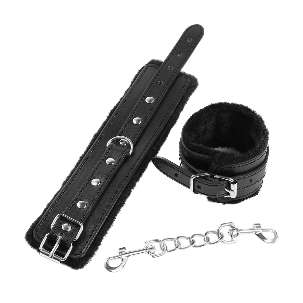 Honey bb Netphi Adjustable Adult BDSM Bondage Handcuffs PU Leather Ankle Bracelets