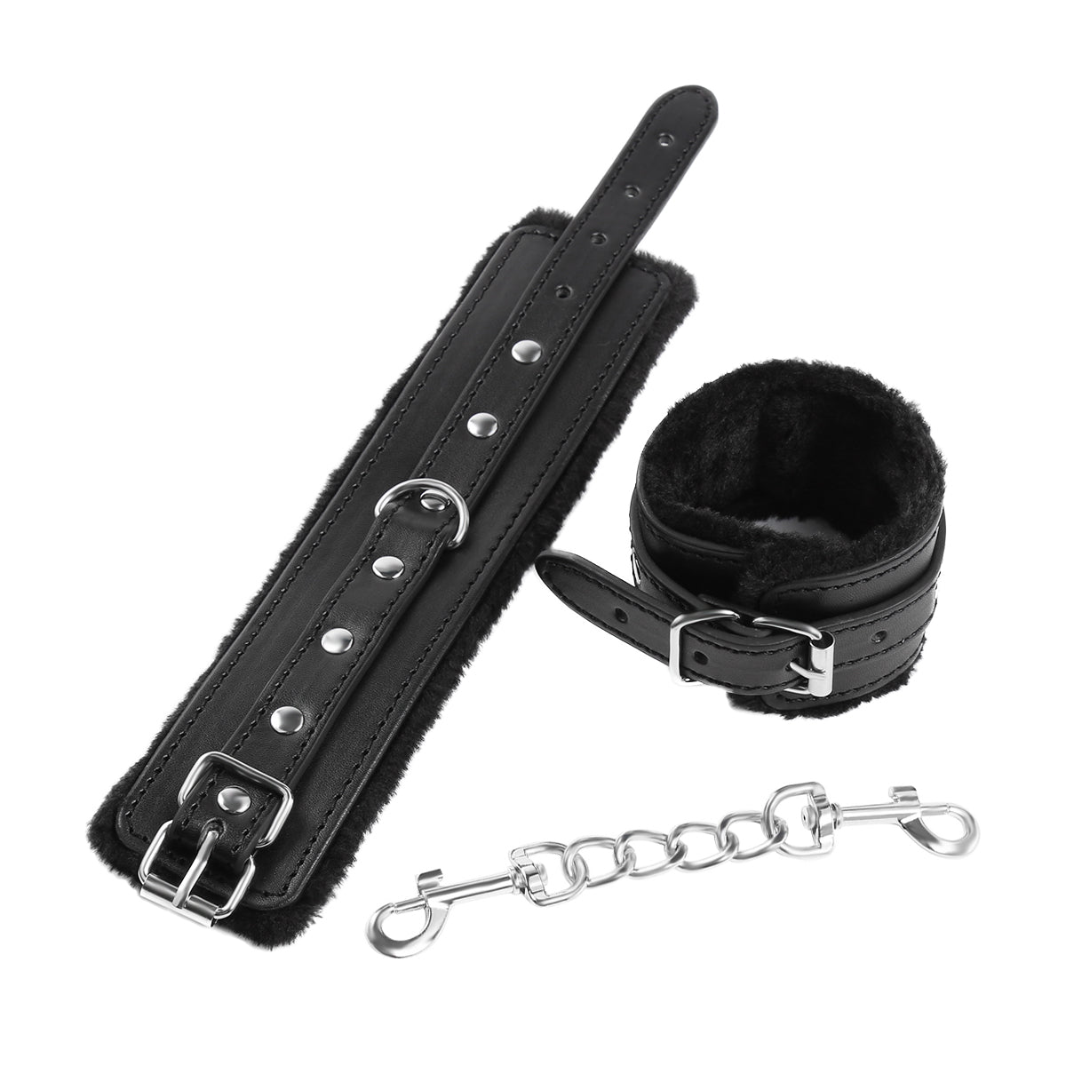 Honey bb Netphi Adjustable Adult BDSM Bondage Handcuffs PU Leather Ankle Bracelets